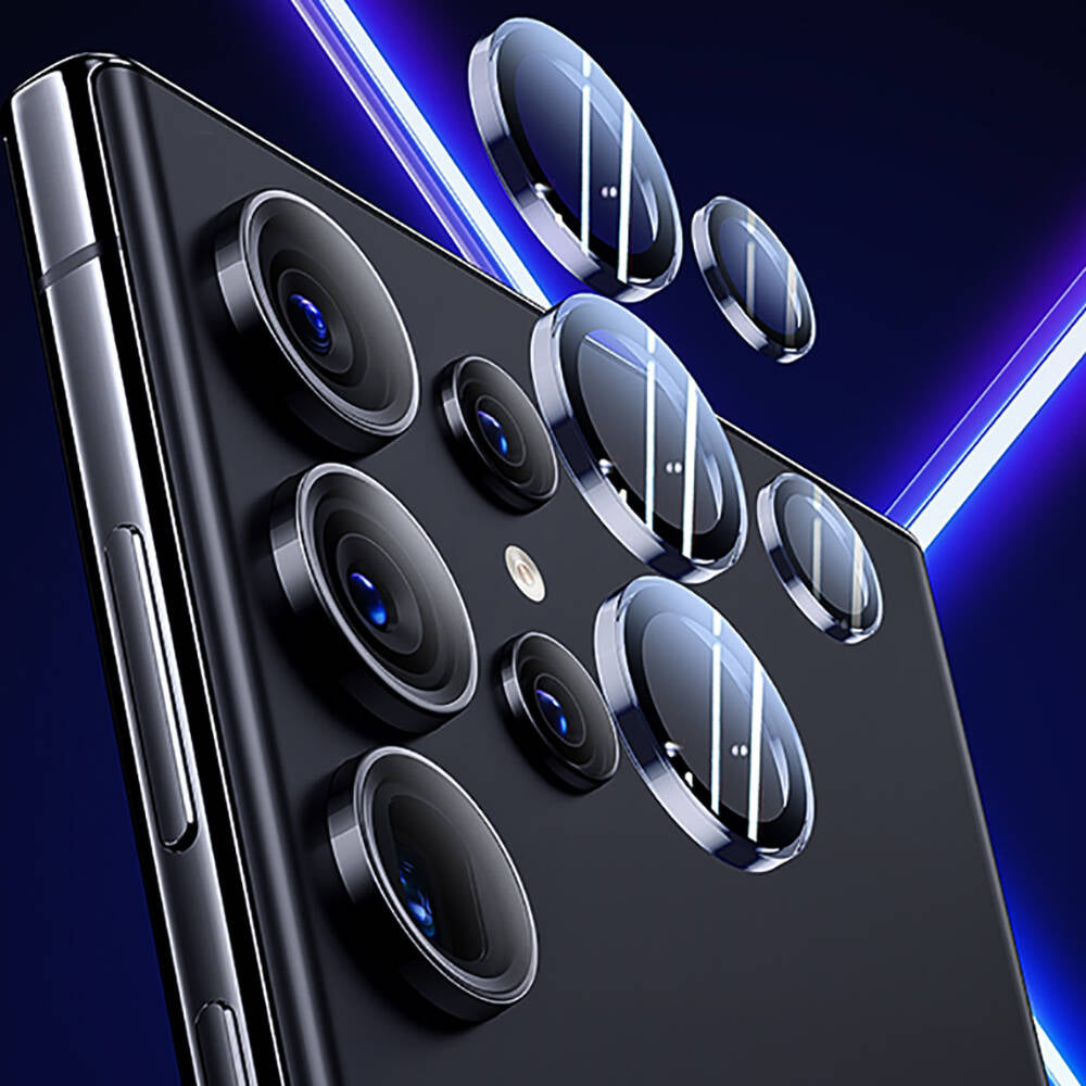 Benks Glass Warrior Galaxy S24 Plus Oleofobik Anti-Reflective Safir Kamera Lens Koruyucu