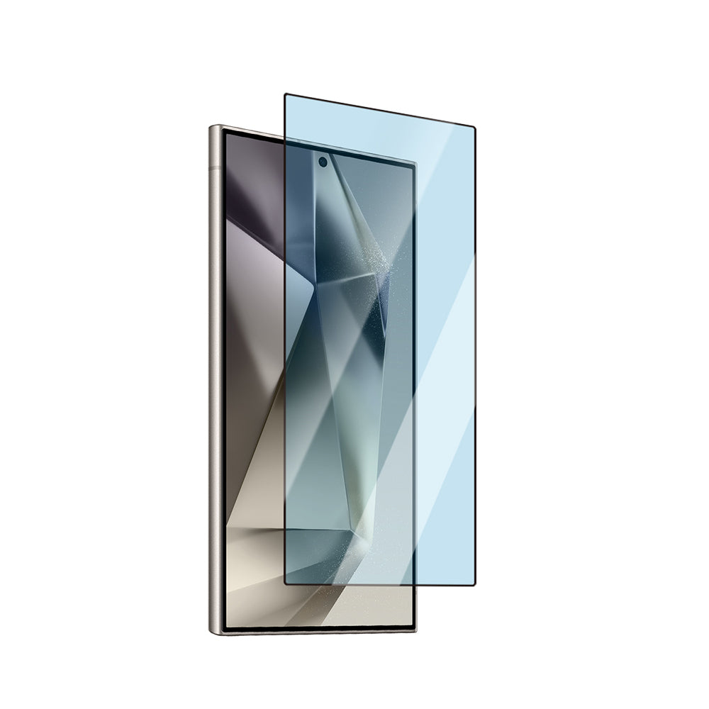 CaseWorld Applicator Serisi Galaxy S24 Ultra 2.5D Eyesafe Mavi Işık Teknolojili 0.25mm Temperli Cam Ekran Koruyucu+ Uygulama Aparatı