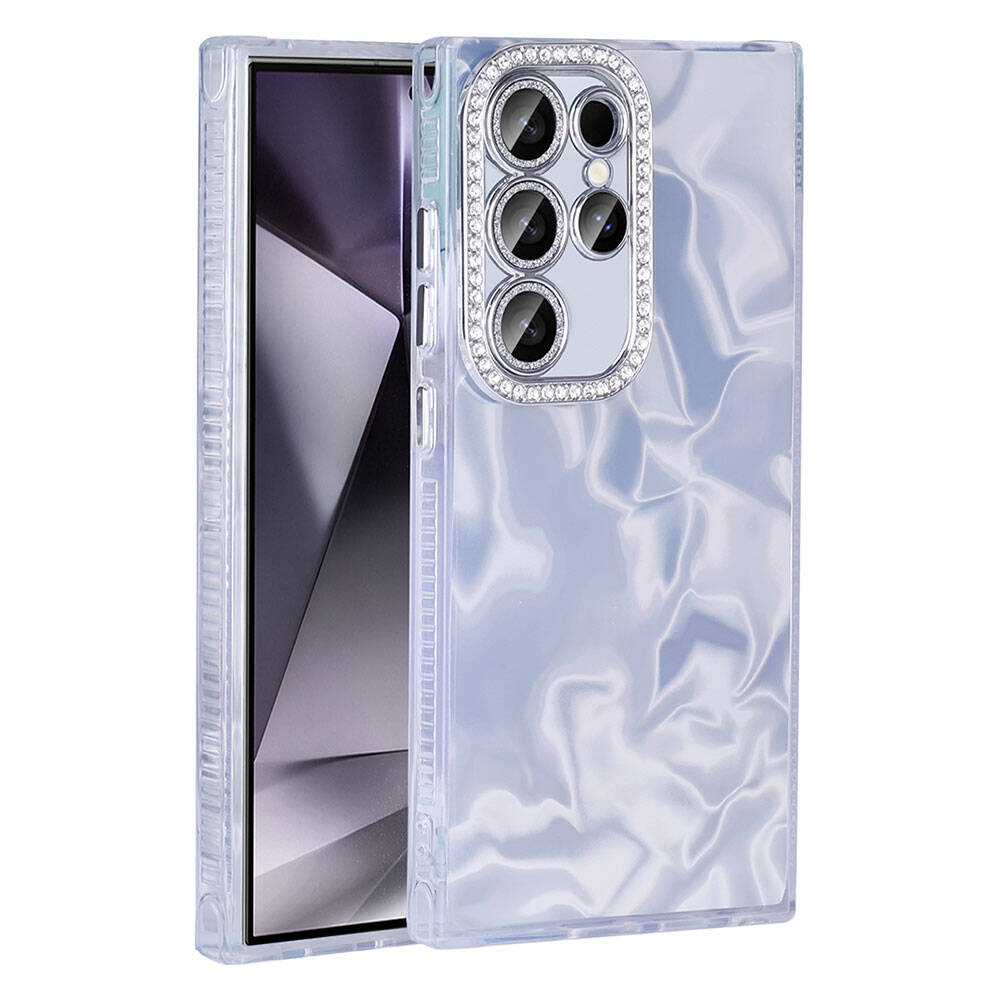 Cepax Galaxy S24 Ultra Airbagli Parlak Taş Detay Tasarımlı Esila Kılıf
