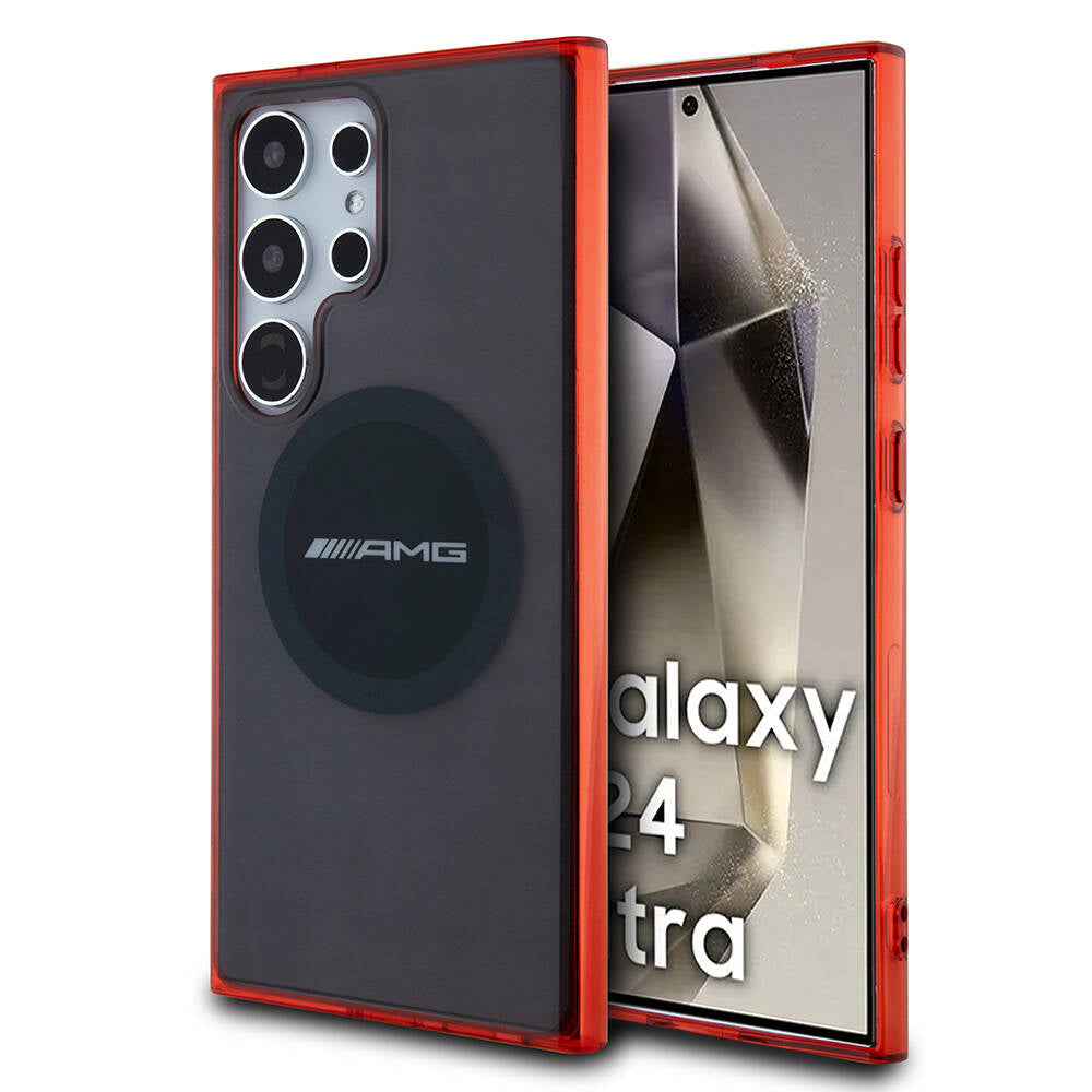 AMG Galaxy S24 Ultra Orjinal Lisanslı M-safe Şarj Özellikli Transparan Timeless Kılıf