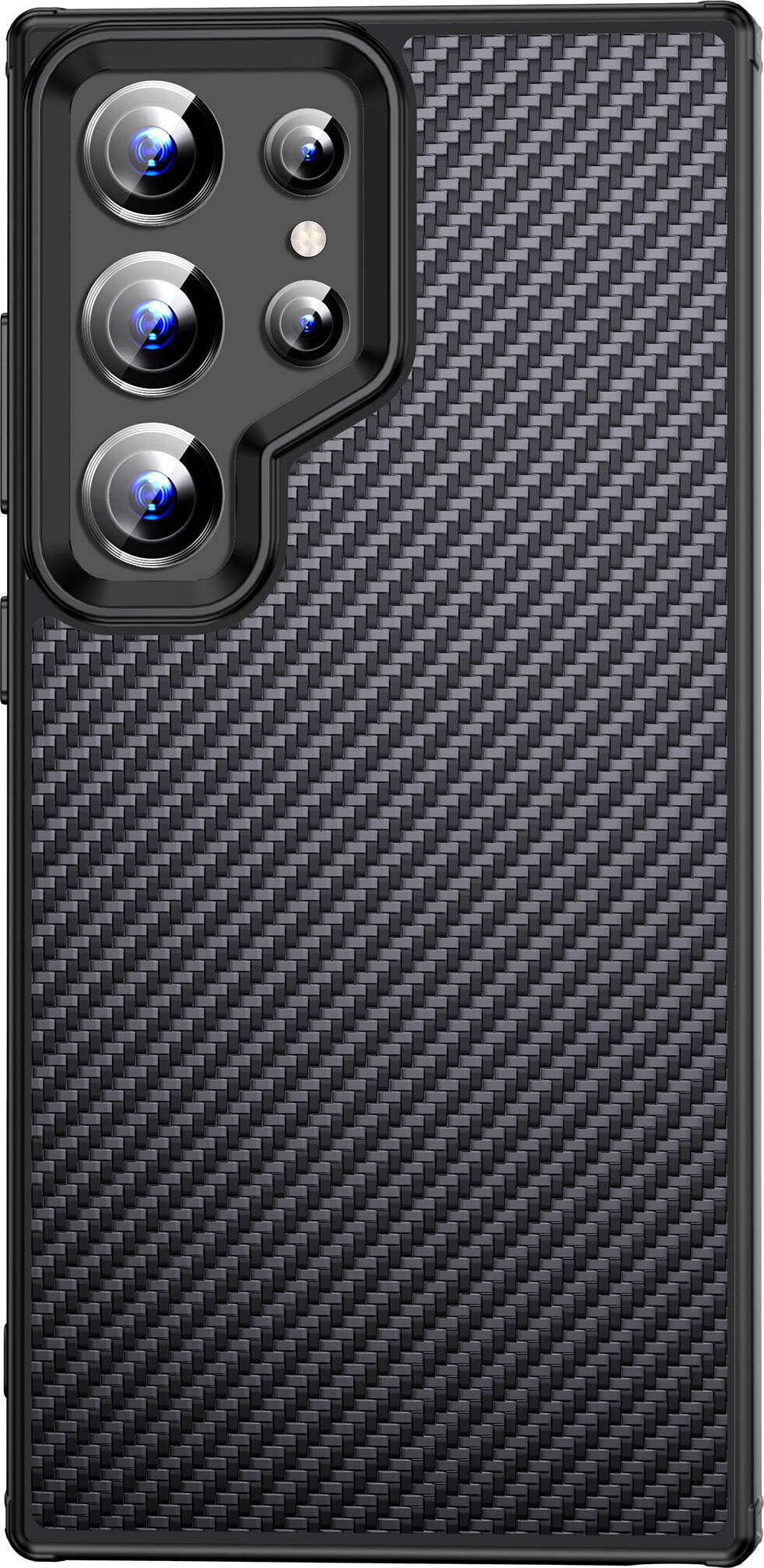 Wlons Radison Galaxy S24 Ultra Aramid Karbon Fiber M-safe Özellikli Telefon Kılıfı