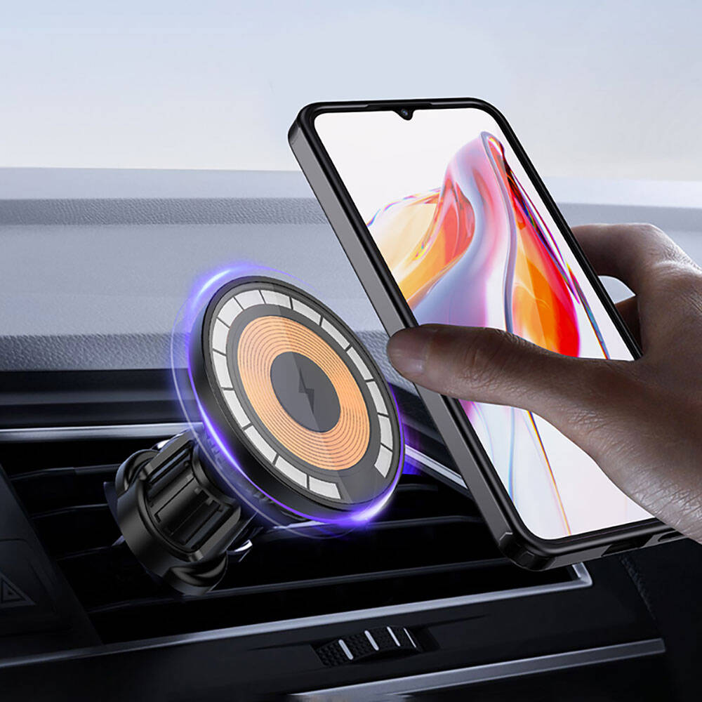 Wlons Radison Galaxy S24 Ultra Aramid Karbon Fiber M-safe Özellikli Telefon Kılıfı