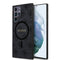 Guess Galaxy S24 Ultra Orjinal Lisanslı M-safe Şarj Özellikli PU Halkalı 4G Desenli Yazı Logolu Kılıf