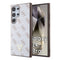 Guess Galaxy S24 Ultra Orjinal Lisanslı PU Üçgen Logo 4G Desenli Kılıf