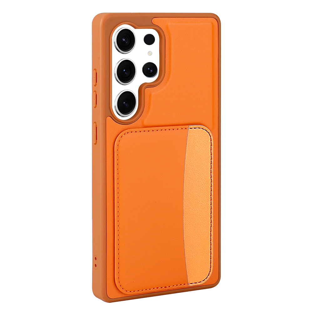 Cepax Galaxy S24 Ultra X-Kart Kartlıklı Silikon Telefon Kılıfı