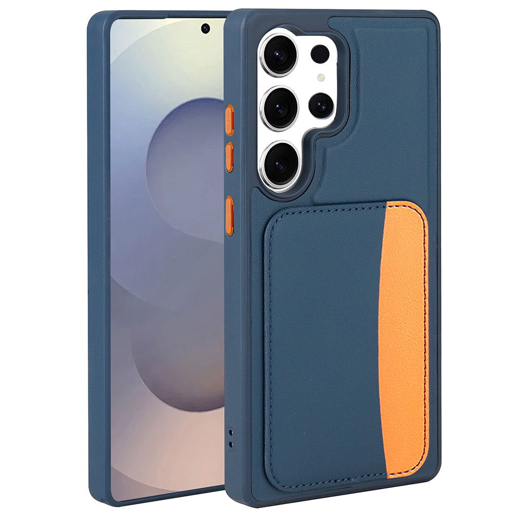 Cepax Galaxy S24 Ultra X-Kart Kartlıklı Silikon Telefon Kılıfı