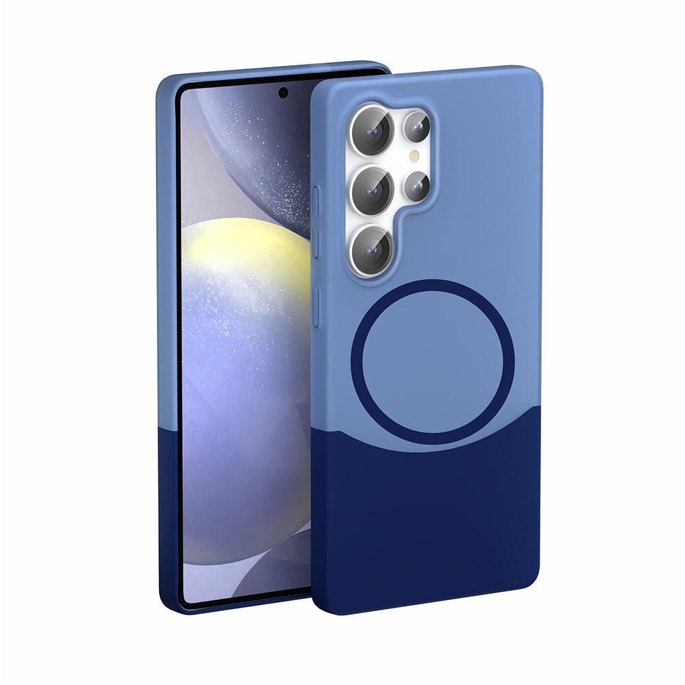 Cepax Galaxy S24 Ultra M-Safe Şarj Özellikli Mıknatıslı Duble Kılıf