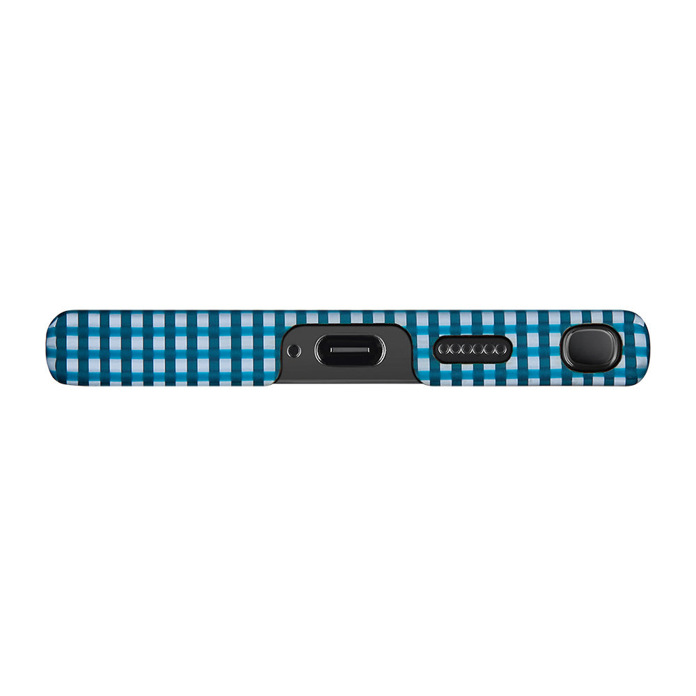 Pitaka Ultra-Slim Classic Serisi Galaxy S24 Ultra M-safe Şarj Özellikli 1500D Aramid Fiber Ice Sea Kılıf
