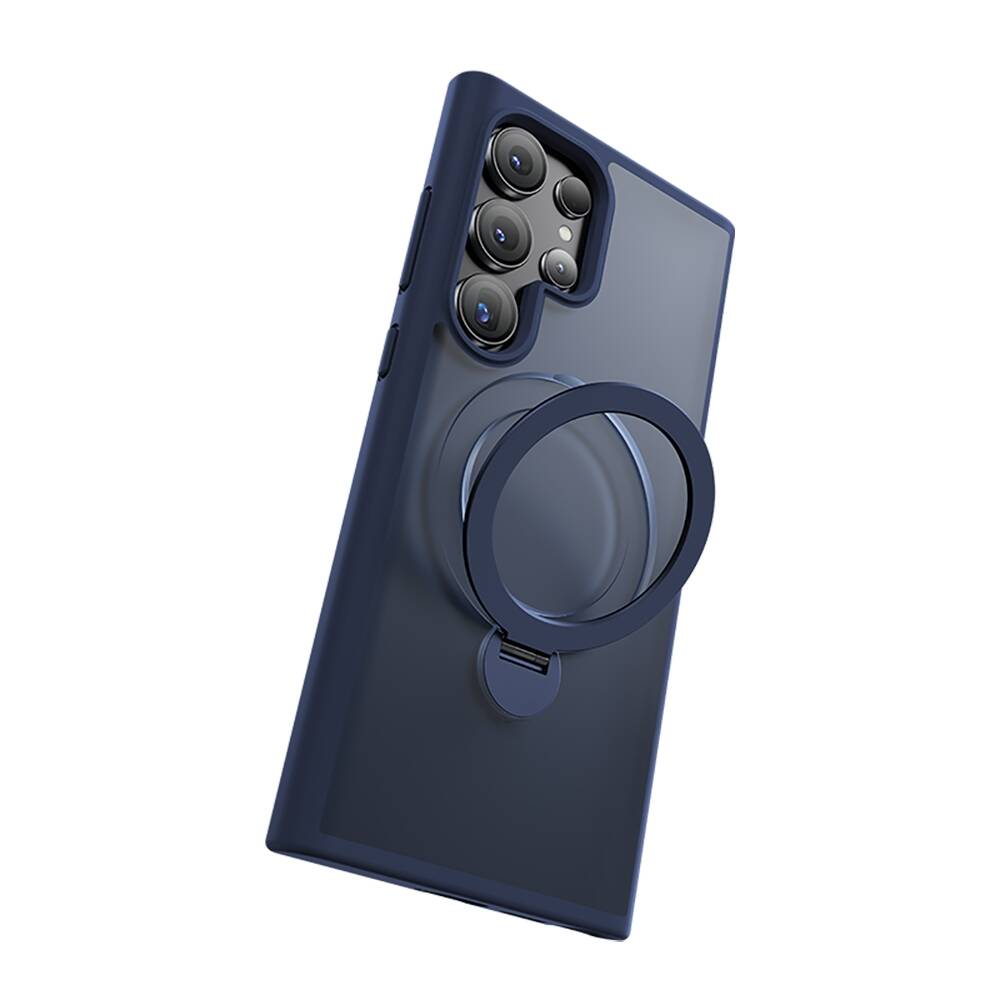 Benks Standlı Mist Protective Galaxy S24 Ultra M-safe Şarj Özellikli Telefon Kılıfı