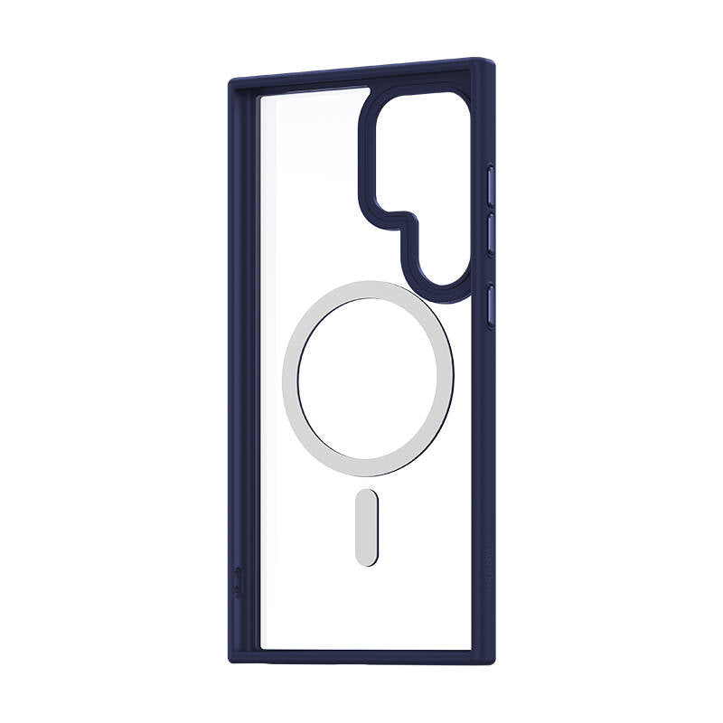 Benks MagClap Galaxy S24 Ultra M-safe Şarj Özellikli Şeffaf Arka Yüzey TPU Çerçeve Kılıf