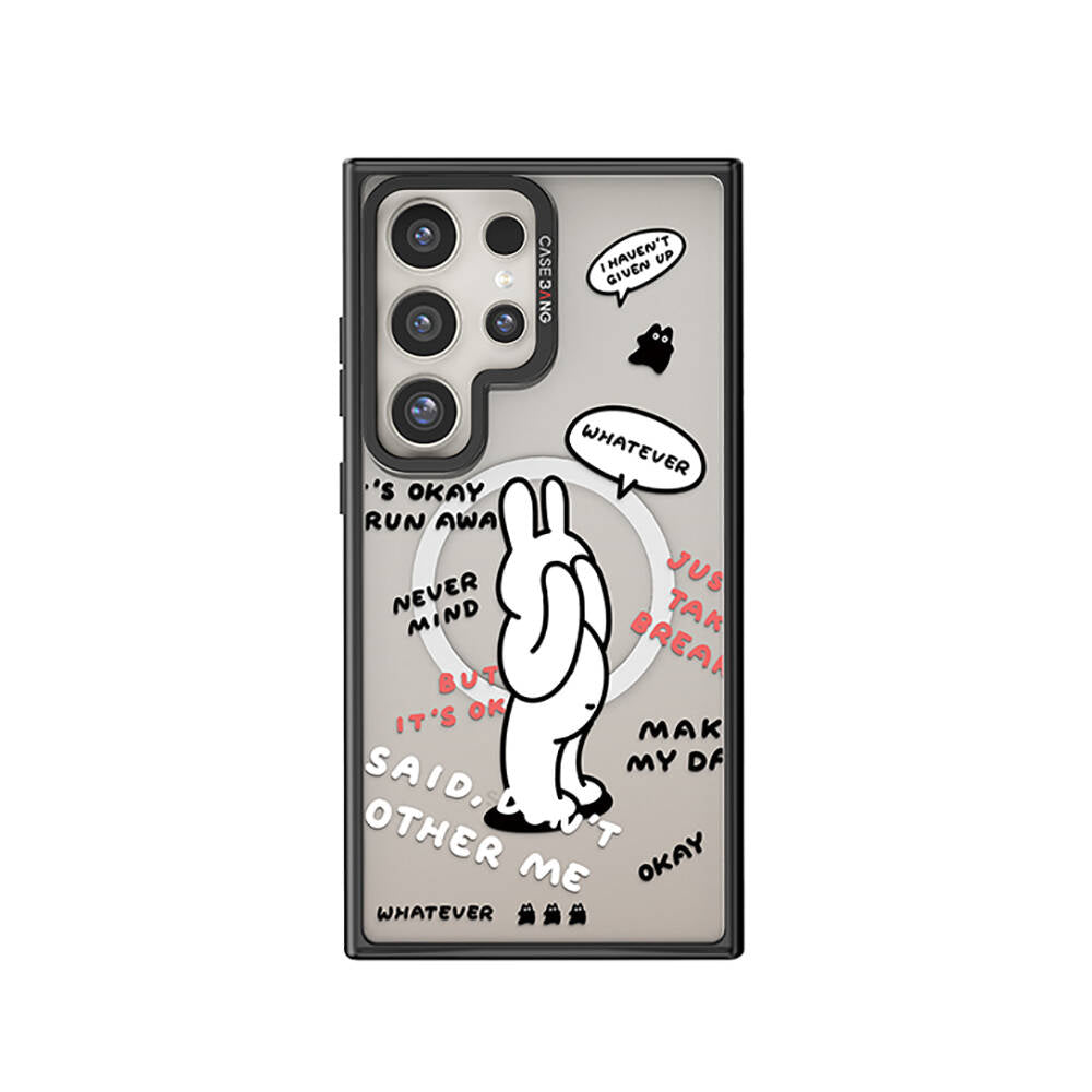 Casebang Chill Out Serisi Galaxy S24 Ultra M-safe Şarj Özellikli Mıknatıslı Arka Panel
