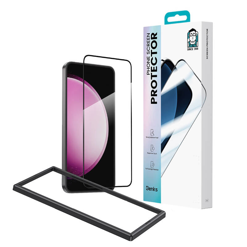 Benks Ultra Shield Galaxy S25 0.3mm Ekran Koruyucu + Kolay Uygulama Aparatlı