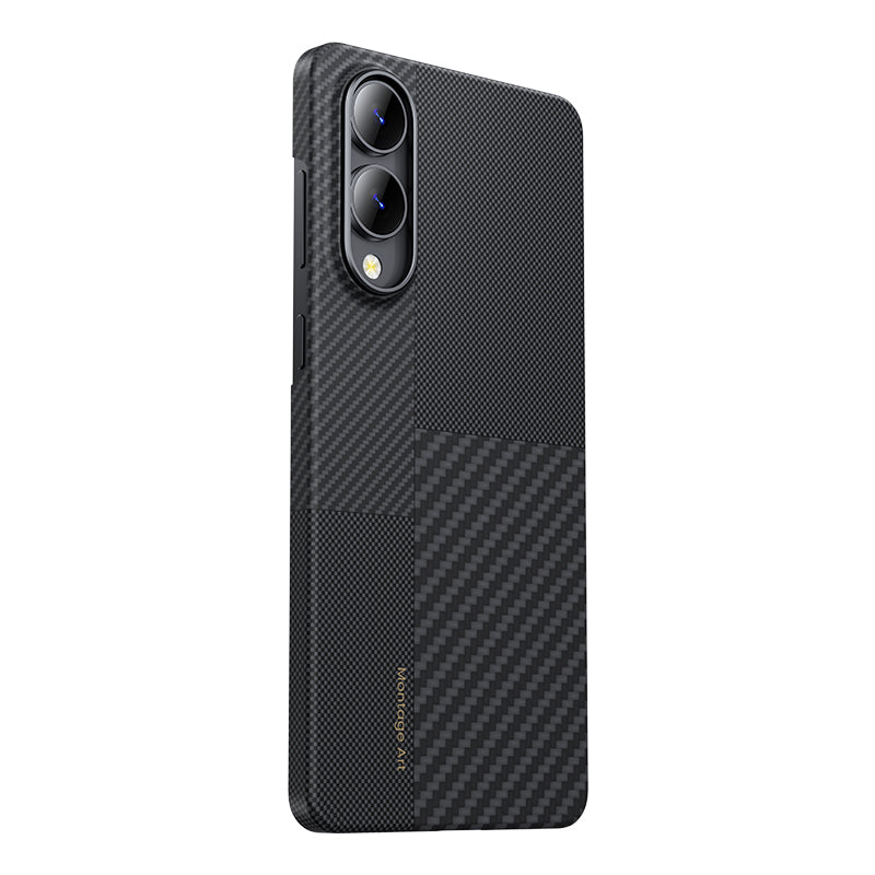Benks Montage ArmorAir Kevlar Galaxy S25 Edge Magsafe Karbon Fiber Telefon Kılıfı