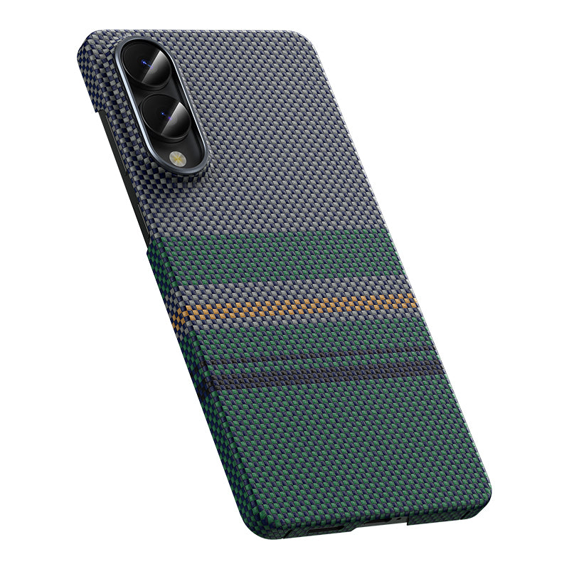 Benks Aurora ArmorAir Kevlar Galaxy S25 Edge Kılıf M-safe Karbon Fiber Tasarımlı Telefon Kılıfı