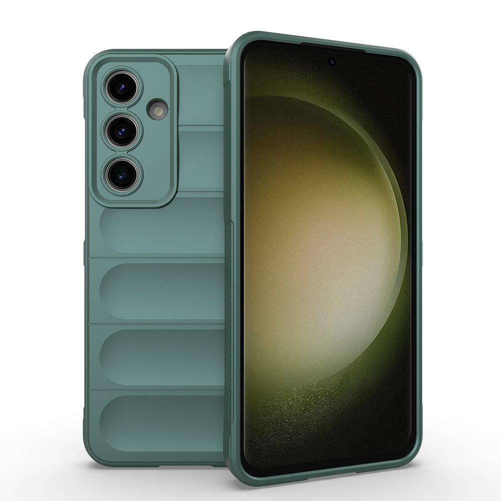 Cepax Galaxy S25 FE Esnek TPU Oyuklu Arka Yüzey Tasarımlı Etnik Silikon Kılıf