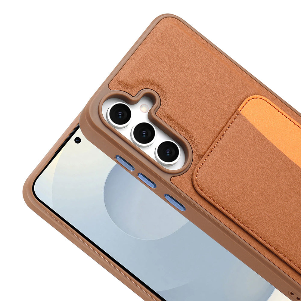 Cepax Galaxy S25 FE X-Kart Kartlıklı Silikon Telefon Kılıfı