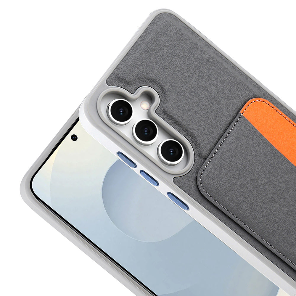 Cepax Galaxy S25 FE X-Kart Kartlıklı Silikon Telefon Kılıfı