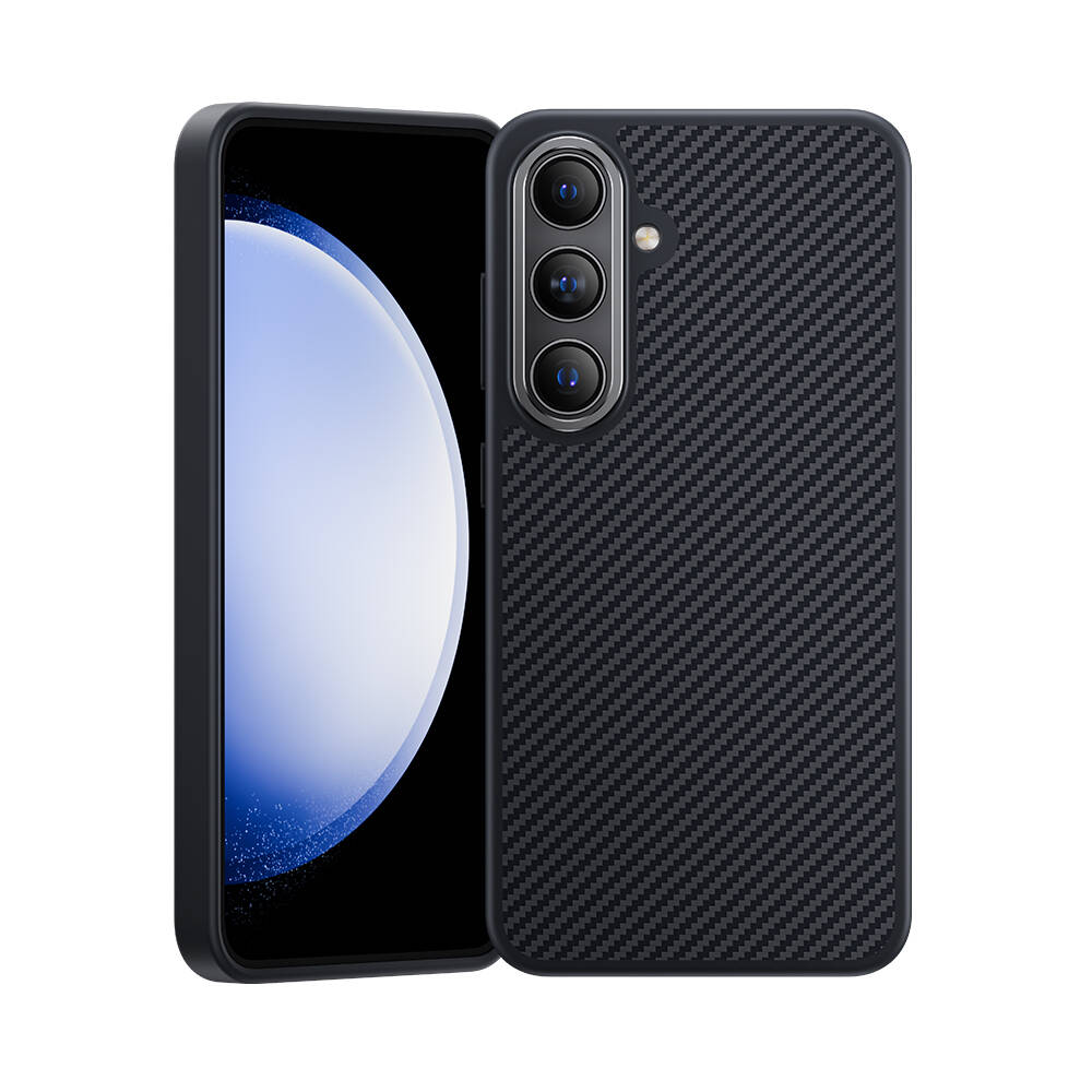 Benks Hybrid ArmorPro 600D Galaxy S25 Karbon Fiber M-safe Kevlar Telefon Kılıfı