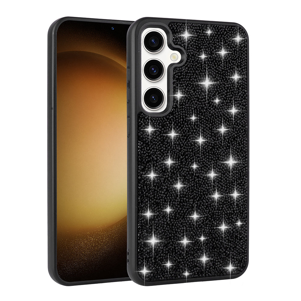 Cepax Galaxy S25 Parlak Taşlı Tasarım Pırlanta Kılıf