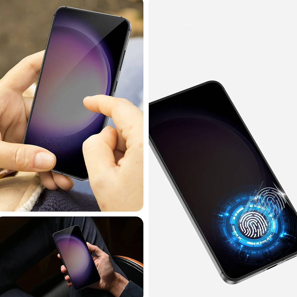 Benks Ultra Shield Galaxy S25 Plus 0.3mm Privacy Ekran Koruyucu + Kolay Uygulama Aparatlı