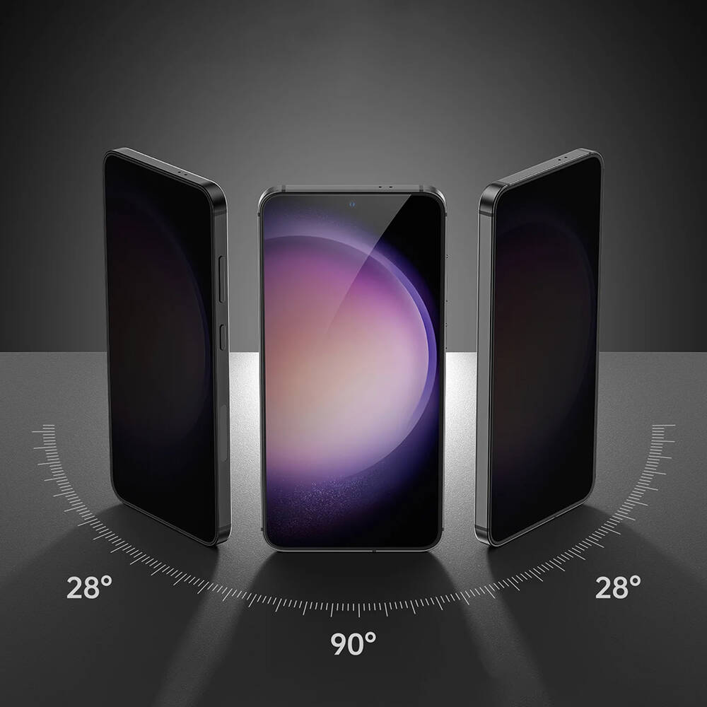 Benks Ultra Shield Galaxy S25 Plus 0.3mm Privacy Ekran Koruyucu + Kolay Uygulama Aparatlı