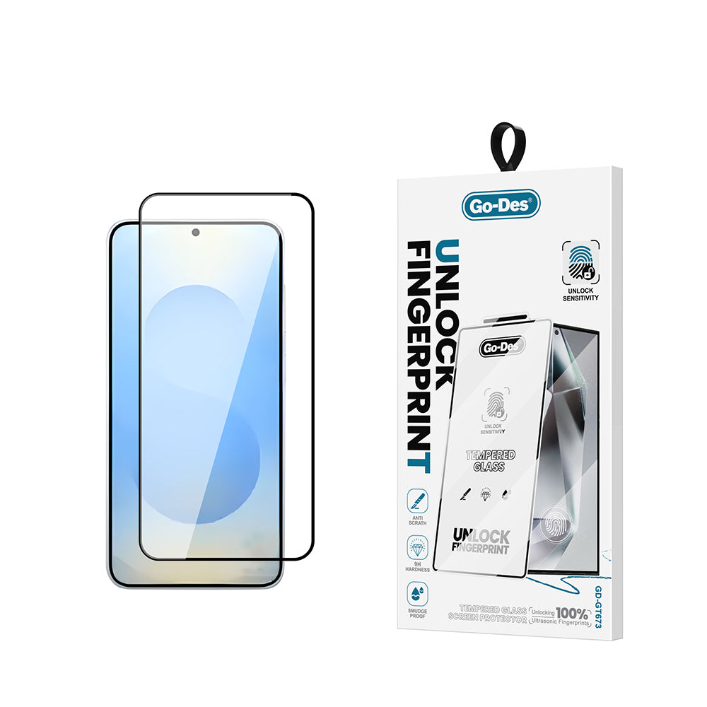 Go Des GD-001 Galaxy S25 Plus Parmak İzi Bırakmayan 9H Temperli HD Cam Ekran Koruyucu