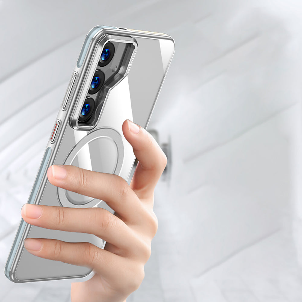 Wlons Galaxy S25 Plus M-safe Şarj Özellikli Standlı Efsane Telefon Kılıfı