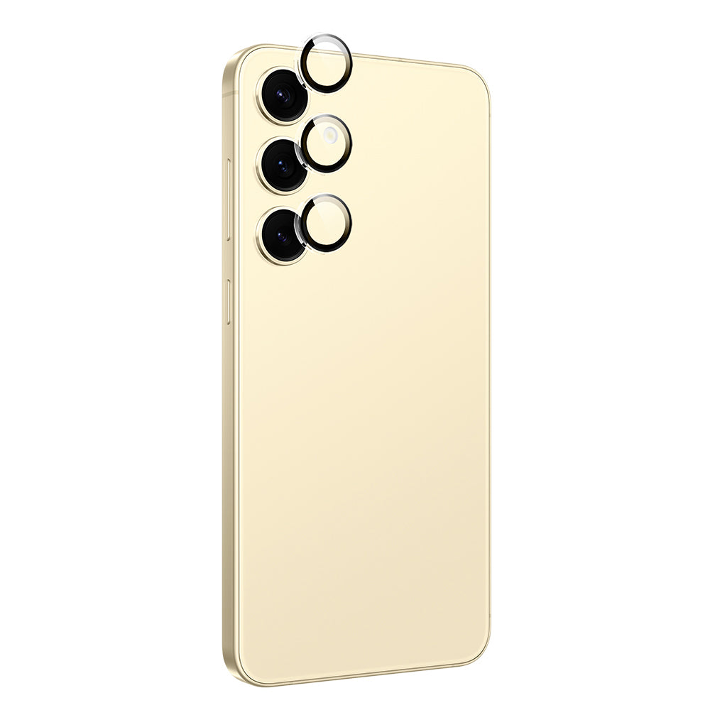 Wiwu LG-010 Galaxy S25 Plus Lens Guard Oleofobik Anti Reflective Kamera Lens Koruyucu + Kolay Uygulama Aparatlı