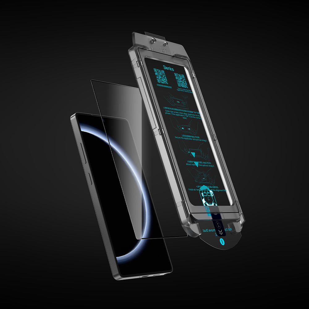 Benks Glass Warrior Galaxy S25 Ultra HD Cam Ekran Koruyucu + Kolay Uygulama Aparatlı
