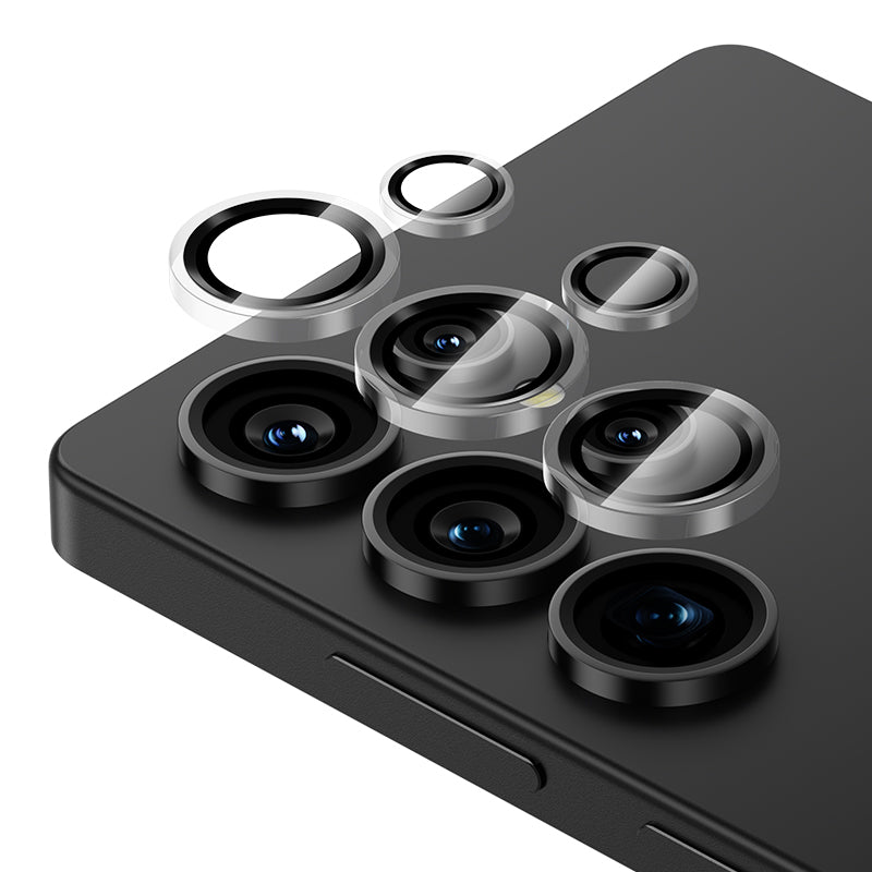 Benks Glass Warrior Galaxy S25 Ultra Kolay Uygulama Aparatlı Kamera Lens Koruyucu