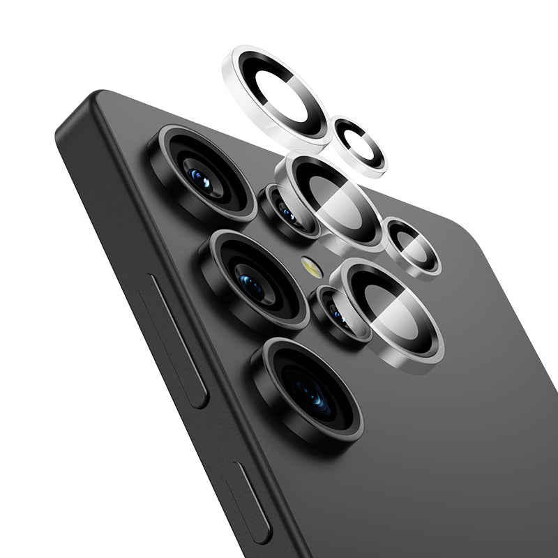 Benks Glass Warrior Galaxy S25 Ultra Kolay Uygulama Aparatlı Kamera Lens Koruyucu
