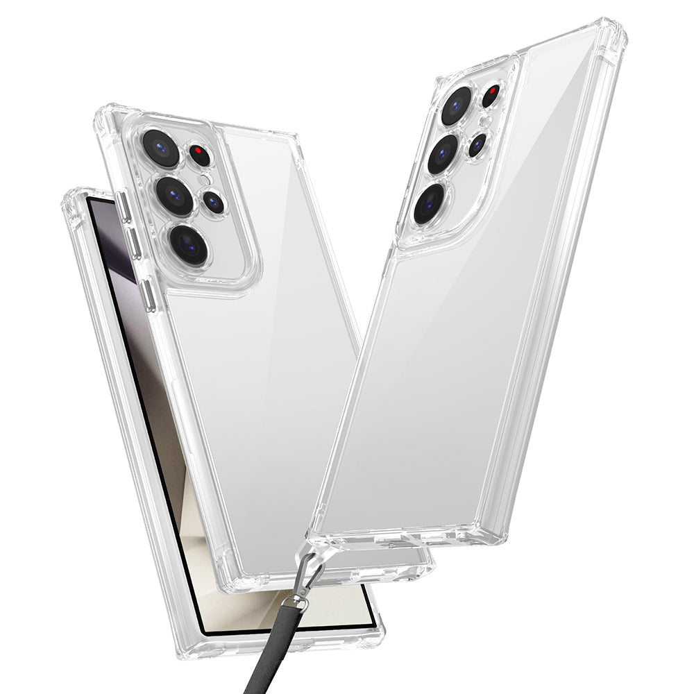 Cepax Galaxy S25 Ultra Airbagli Takılabilir Askı Aparatlı Snap Silikon Kılıf