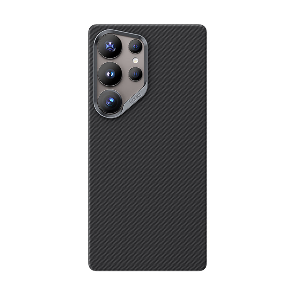 Benks Galaxy S25 Ultra M-safe Şarj Özellikli Magnetik ArmorAir 600D Kevlar Fiber Kılıf