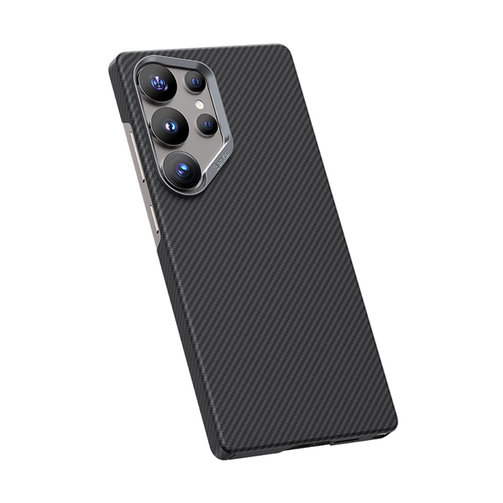 Benks Galaxy S25 Ultra M-safe Şarj Özellikli Magnetik ArmorAir 600D Kevlar Fiber Kılıf