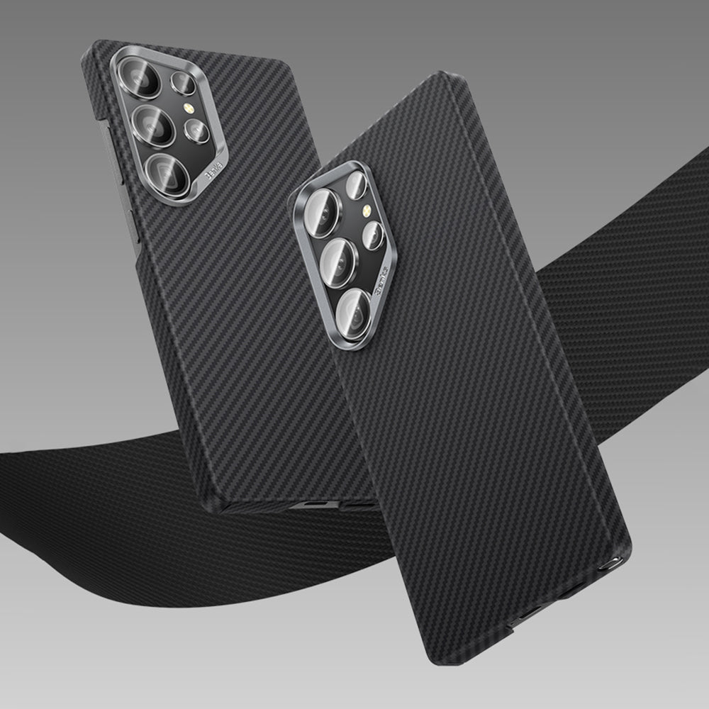 Benks Galaxy S25 Ultra M-safe Şarj Özellikli Magnetik ArmorAir 600D Kevlar Fiber Kılıf