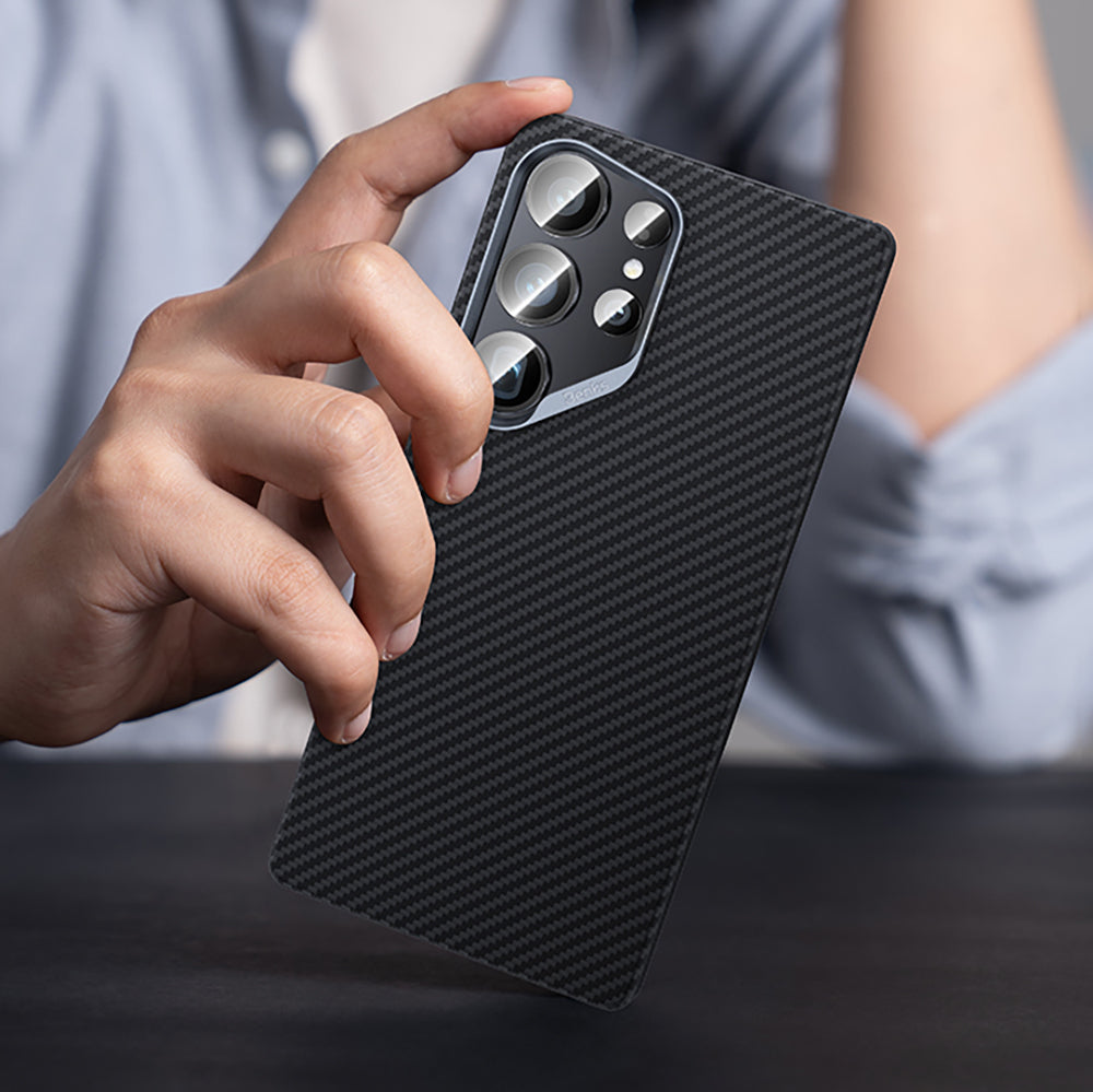 Benks Galaxy S25 Ultra M-safe Şarj Özellikli Magnetik ArmorAir 600D Kevlar Fiber Kılıf
