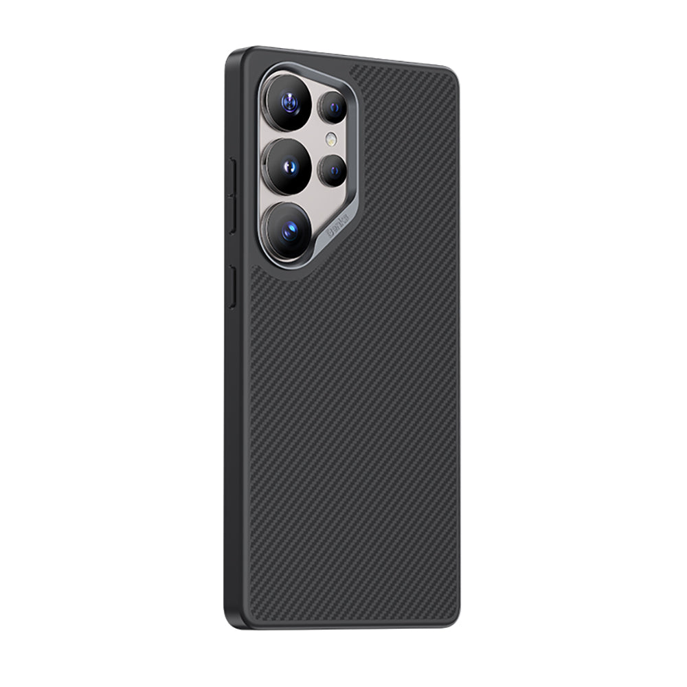 Benks Hybrid ArmorPro 600D Galaxy S25 Ultra Karbon Fiber M-safe Şarj Özellikli Kevlar Kılıf
