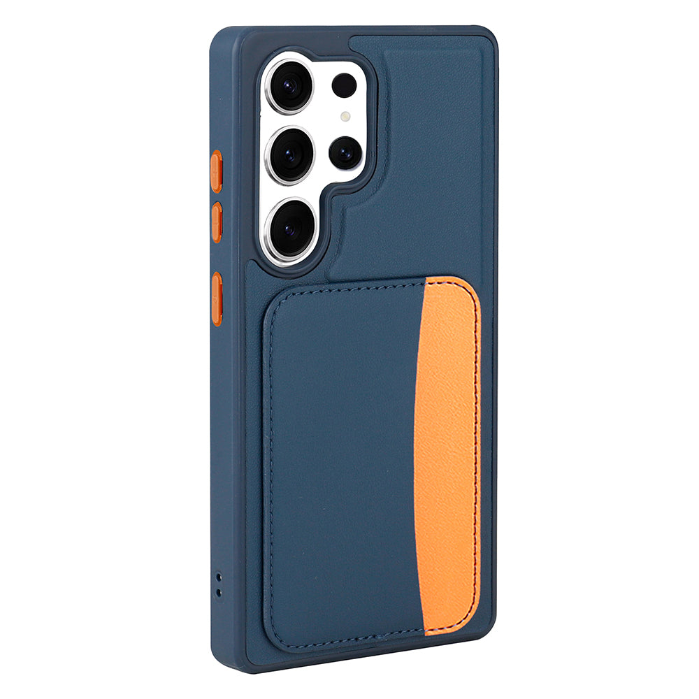 Cepax Galaxy S25 Ultra X-Kart Kartlıklı Silikon Telefon Kılıfı