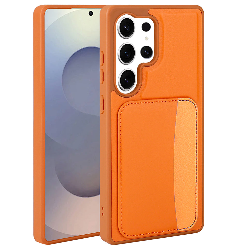 Cepax Galaxy S25 Ultra X-Kart Kartlıklı Silikon Telefon Kılıfı