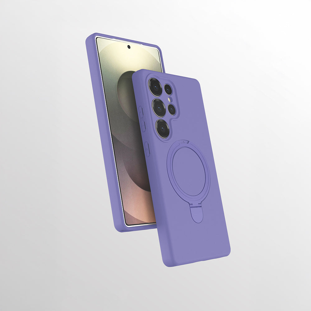 Cepax Galaxy S25 Ultra M-safe Şarj Özellikli Standlı Samara Kılıf