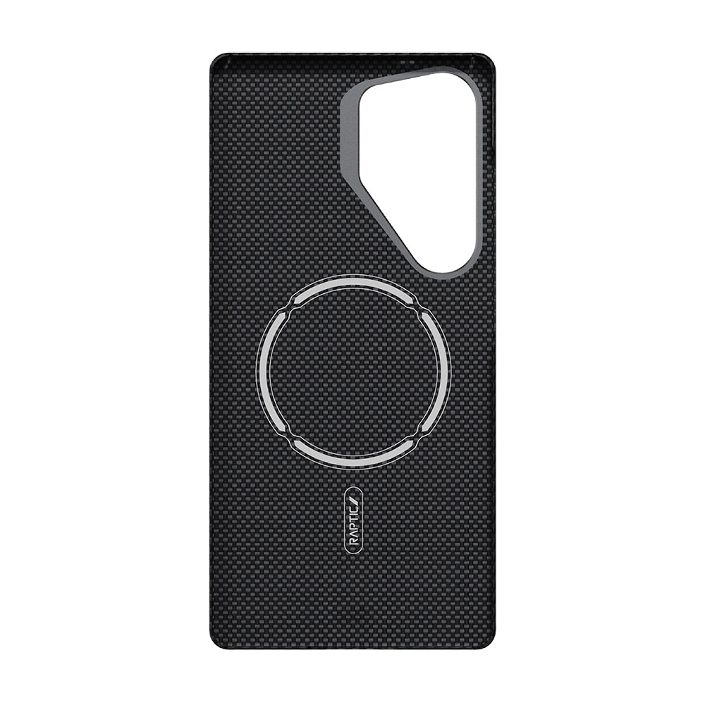 Raptic Aramid Fiber Serisi Galaxy S25 Ultra 600D Metal Kamera Çerçeveli Magsafe Kılıf