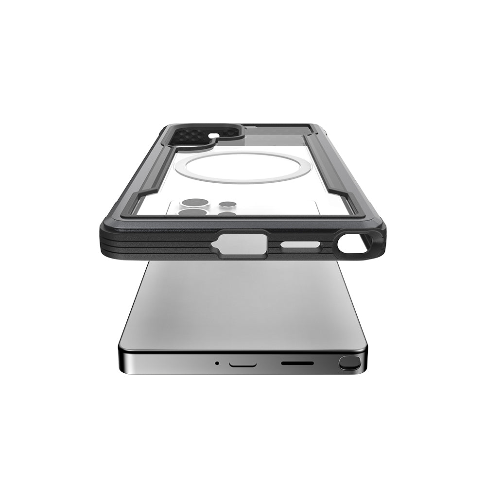 Raptic Shield Serisi Galaxy S25 Ultra Magsafe Şarj Özellikli Airbagli Şeffaf Arka Yüzey Kılıf