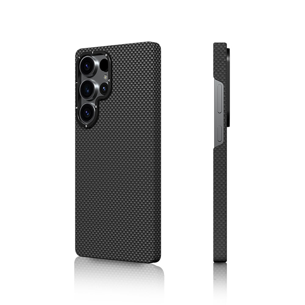 Youngkit 1500D Kevlar Extreme Wing Serisi Galaxy S25 Ultra Magsafe Aramid Fiber Telefon Kılıfı-1