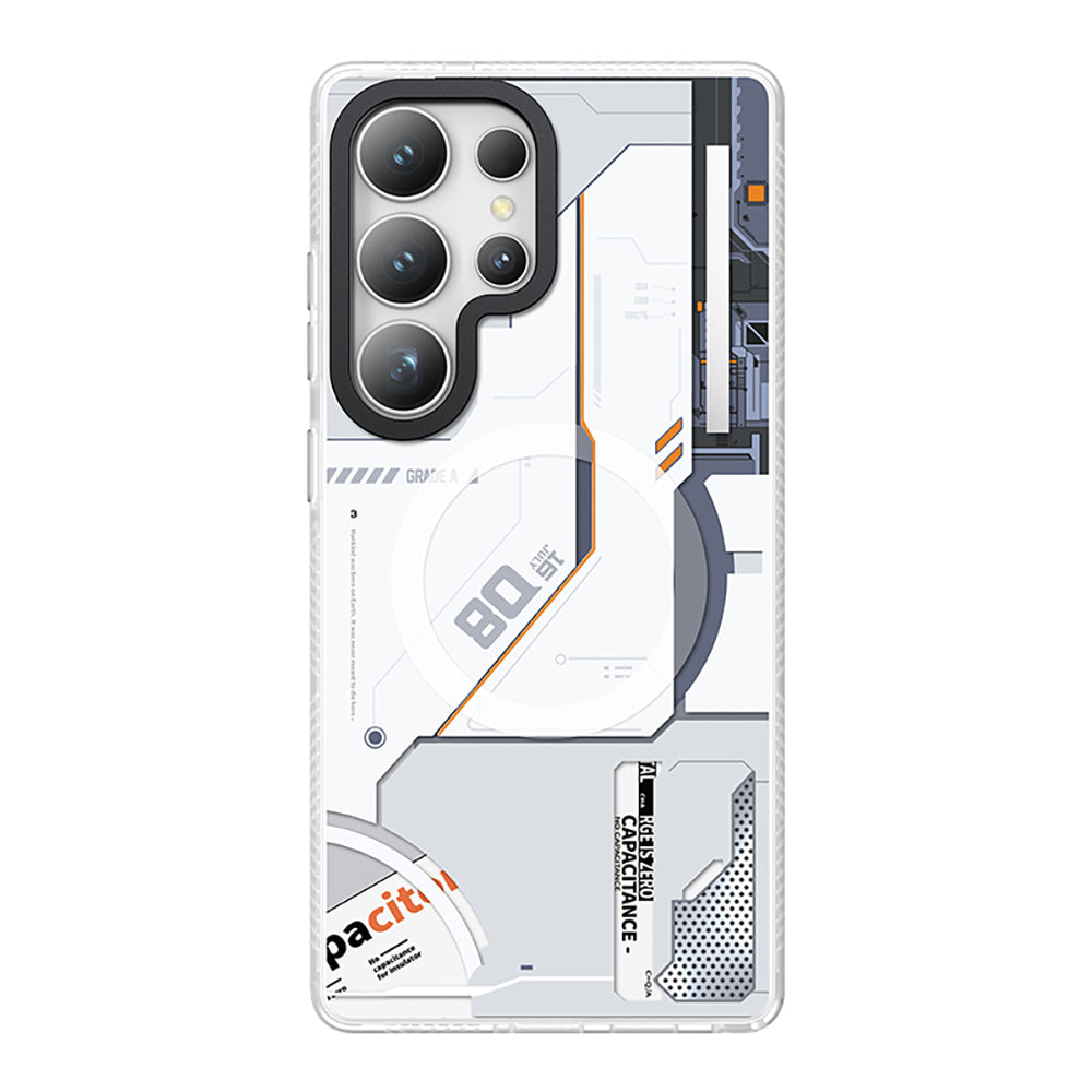 Benks Dynamic Mecha Serisi Galaxy S25 Ultra M-safe Şarj Özellikli Telefon Kılıfı