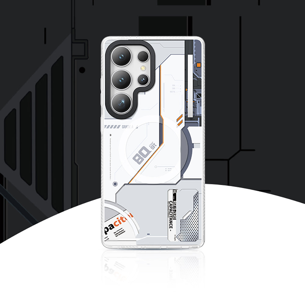 Benks Dynamic Mecha Serisi Galaxy S25 Ultra M-safe Şarj Özellikli Telefon Kılıfı