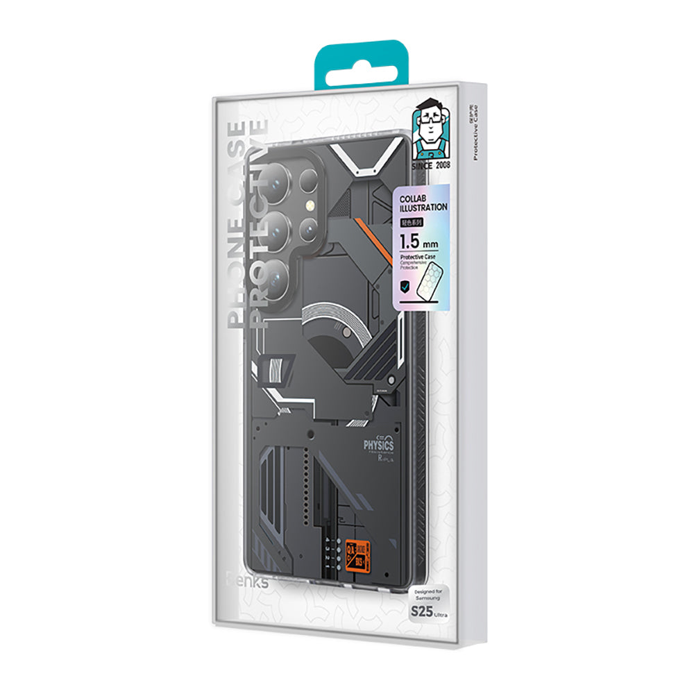 Benks Dynamic Mecha Serisi Galaxy S25 Ultra M-safe Şarj Özellikli Telefon Kılıfı