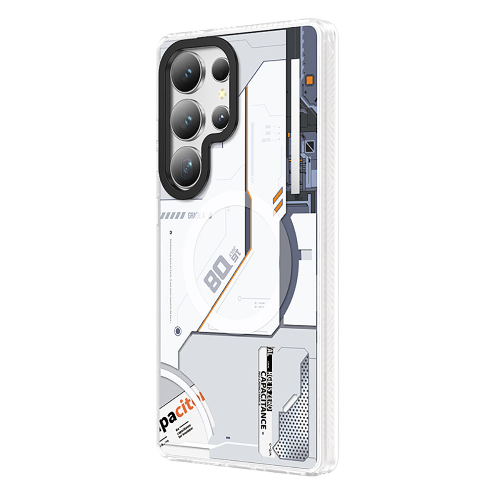 Benks Dynamic Mecha Serisi Galaxy S25 Ultra M-safe Şarj Özellikli Telefon Kılıfı