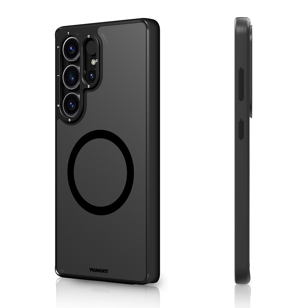 Youngkit Gemstone Serisi Galaxy S25 Ultra Magsafe Cam Arka Yüzey TPU Telefon Kılıfı-1