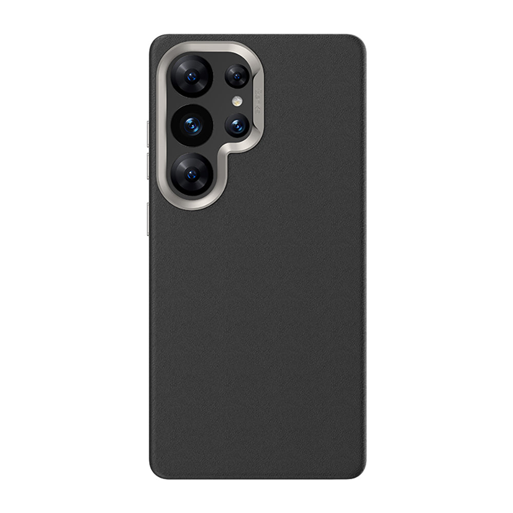 Benks VitaPro Serisi Galaxy S25 Ultra Kılıf M-safe Şarj Özellikli Çizilmeye Dayanıklı PU Deri Kılıf