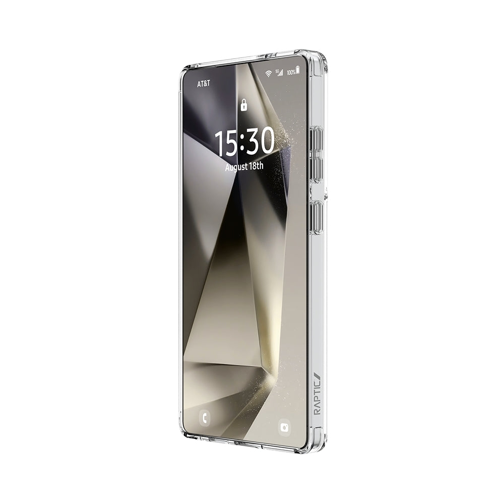 Raptic Crystal M-safe Serisi Galaxy S25 Ultra Magsafe Şarj Özellikli Şeffaf Kılıf